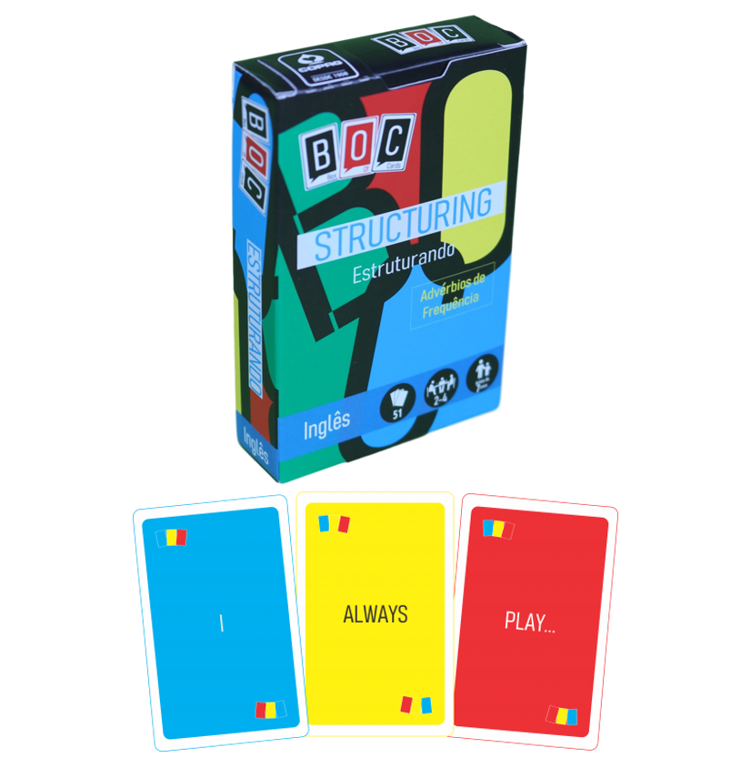 BOC Magic Cards Cartas Magicas Jogo de Cartas em inglês BOC Box of Cards -  Deck de Cartas - Magazine Luiza